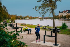 Kaisaniemi park gym