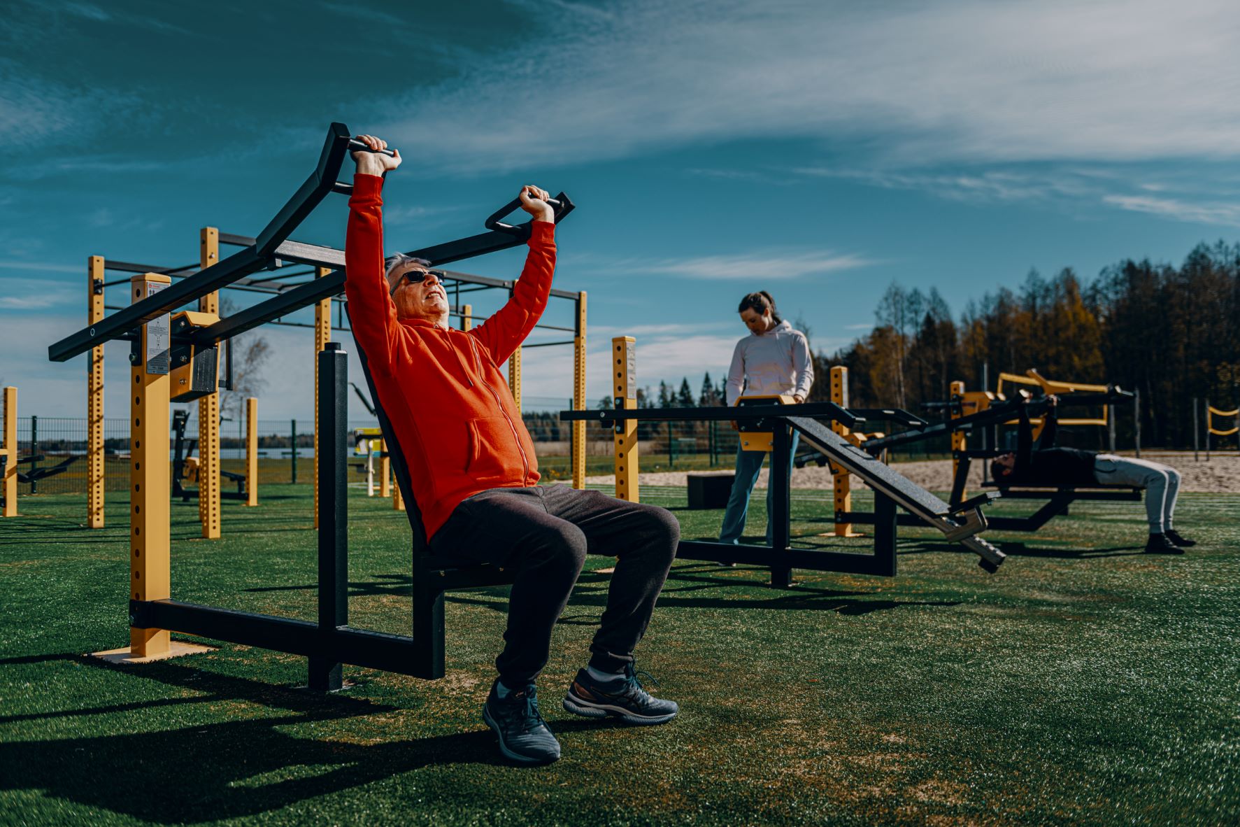 Outdoor exercise area