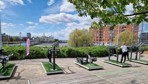 Omnigyms turnerande utegym på plats i Hammarby Sjöstad – användarstudien 2025