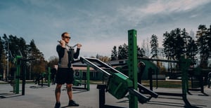 OG70 standing biceps curl Omnigym