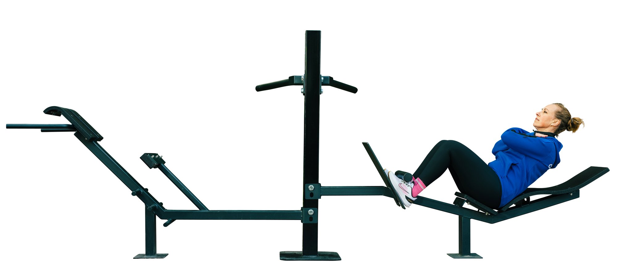 a woman doing ab workout
